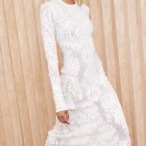 NWOT ULLA JOHNSON Angelica Dress in Bone S $795